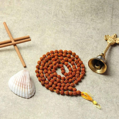 Original 108 Beads Rudraksha Jaap Mala 50%off [DIWALIOFFER]